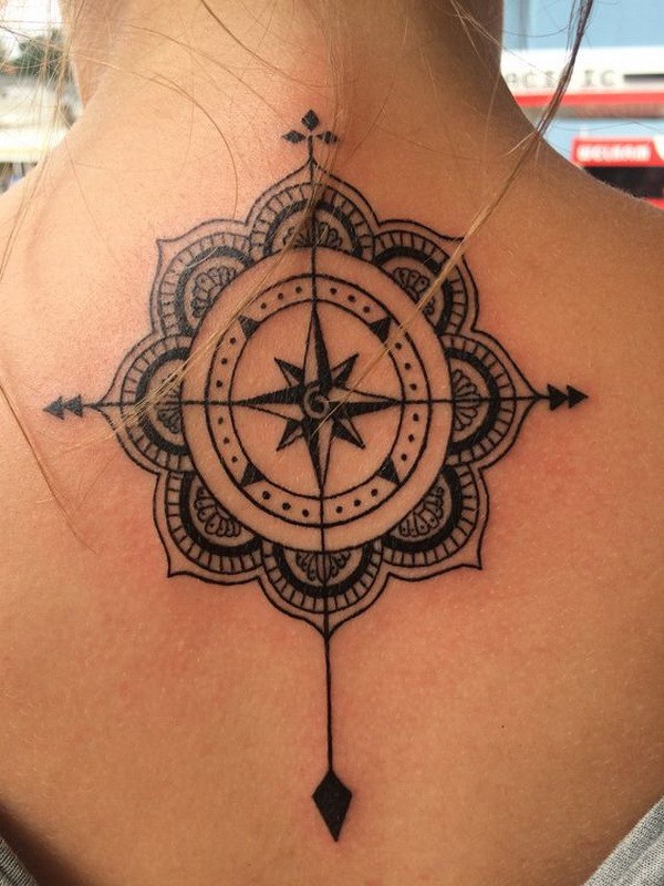 14-compass-tattoo-designs