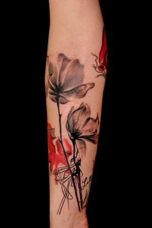 2-flower-tattoo-design-ideas