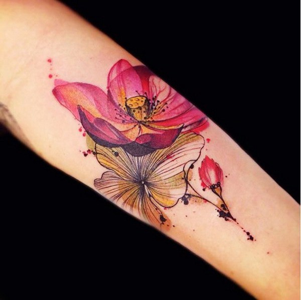 24-flower-tattoo-design-ideas