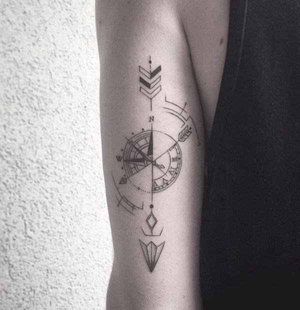 3-compass-tattoo-designs