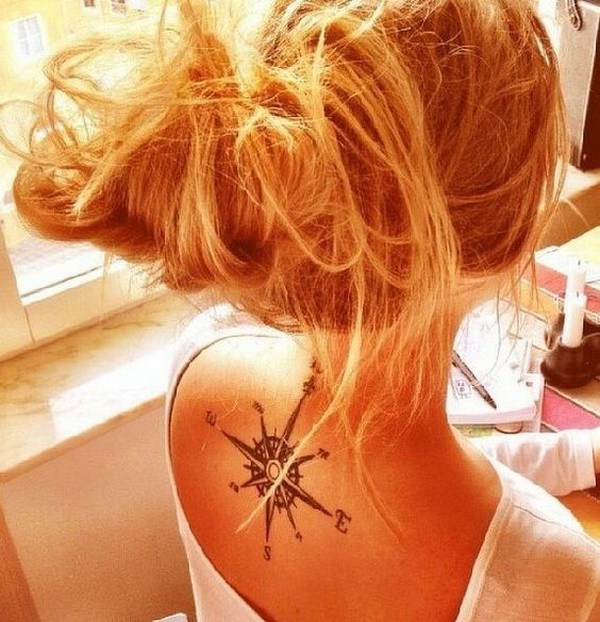 4-compass-tattoo-designs