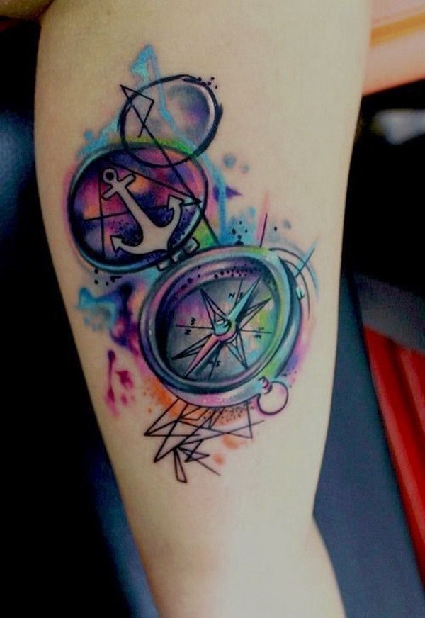 5-compass-tattoo-designs