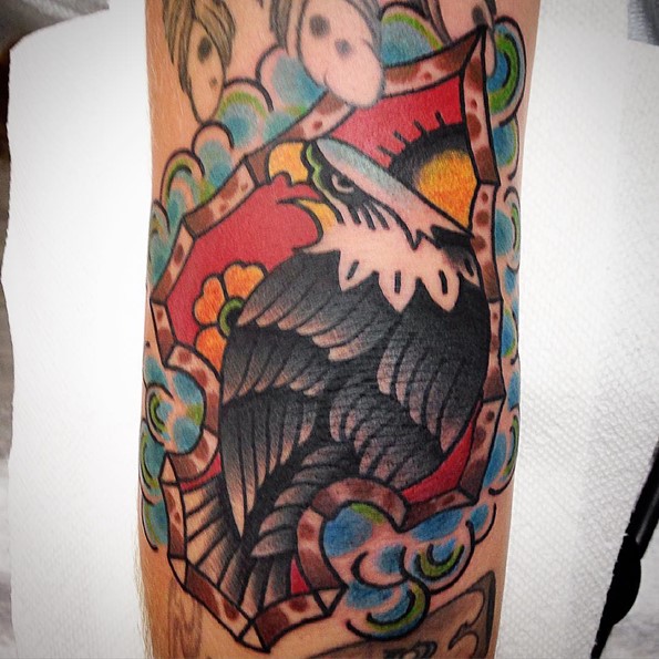 arrowhead-eagle-tattoo-on-elbow