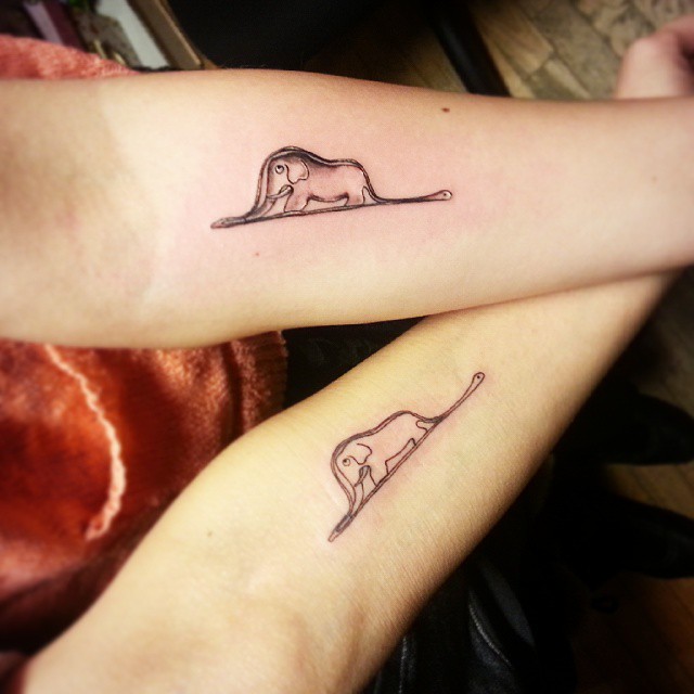 elephant-small-tattoo-for-couple