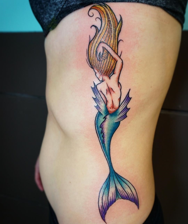 mermaid-side-tattoos-for-girls