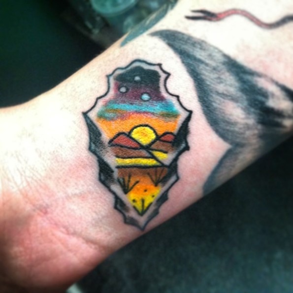 arrow-head-desert-tattoo