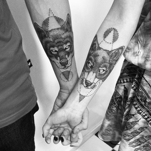 best-matching-fox-tattoo-designs