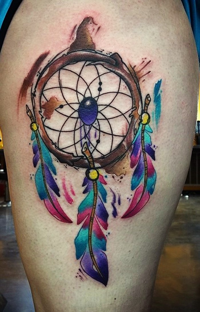 colorful-dream-catcher-tattoo-2