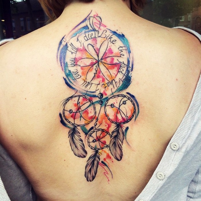 colorful-dream-catcher-tattoo-7