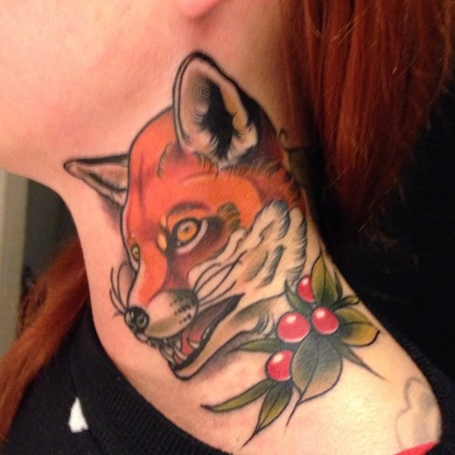 fox-head-tattoo-designs-on-neck
