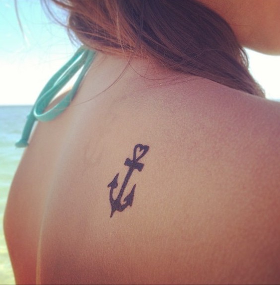 girly-anchor-tattoos