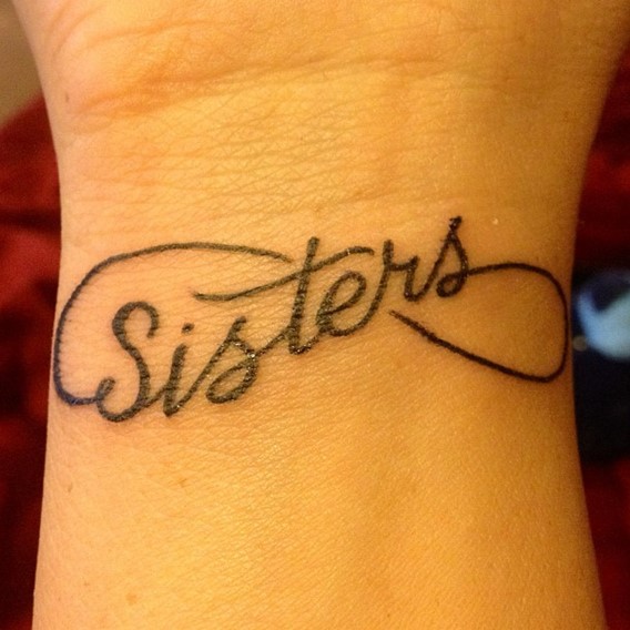 infinity-tattoo-for-sisters-on-wrist