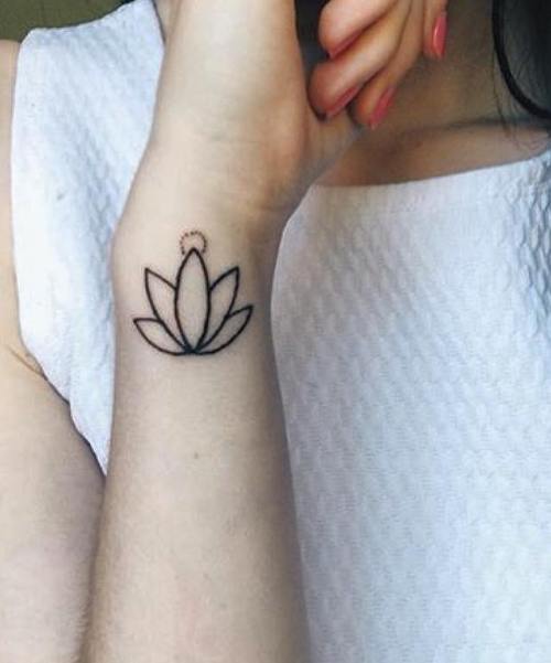 little-lotus-flower-tattoo