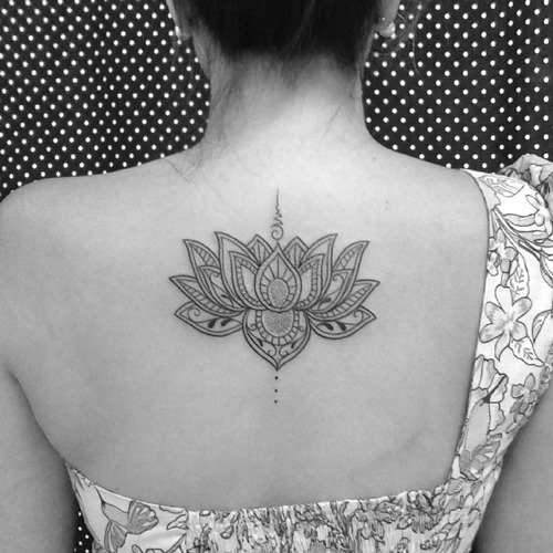 lotus-flower-tattoo-design-on-back