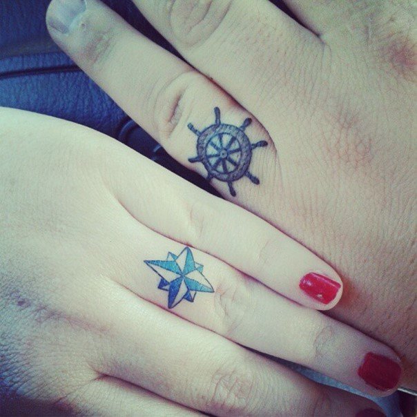 nautical-wedding-ring-tattoo-ideas
