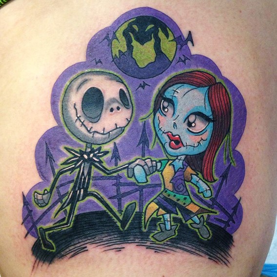 nightmare-before-christmas-couples-tattoos