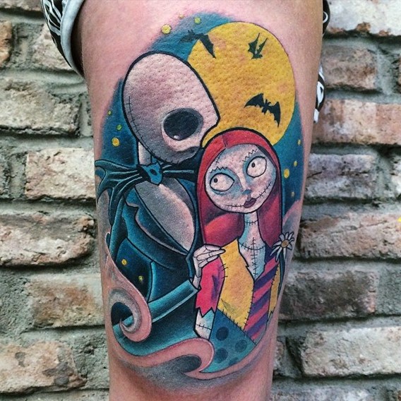 nightmare-before-christmas-tattoo-art