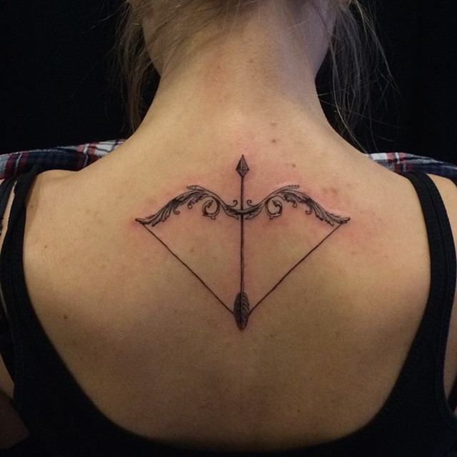 sagittarius-bow-and-arrow-tattoos