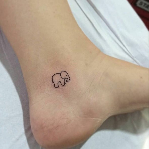 small-baby-elephant-ankle-tattoo-tiny