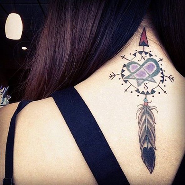 small-native-feather-tattoo