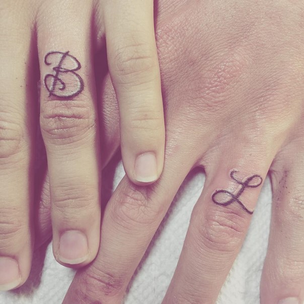 wedding-band-tattoo-initials