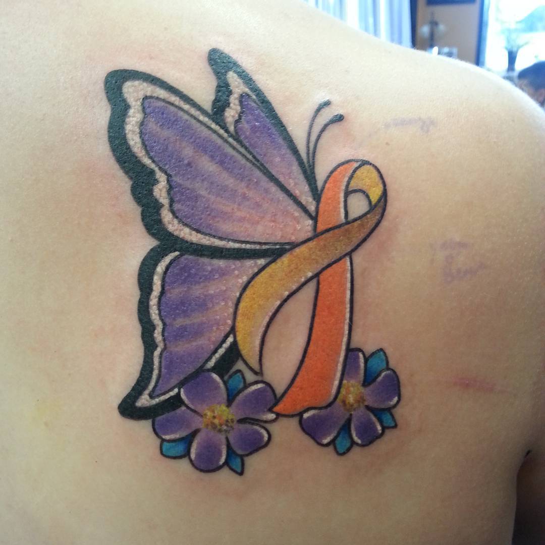 butterfly-tattoos-with-flowers-and-ribbon