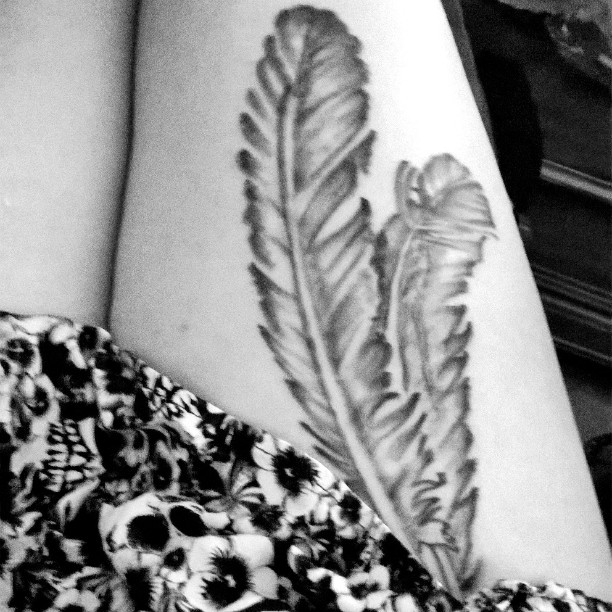 owl-feather-tattoos