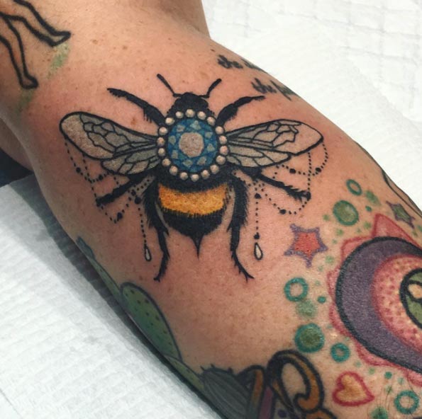 bejeweled-bee-tattoo