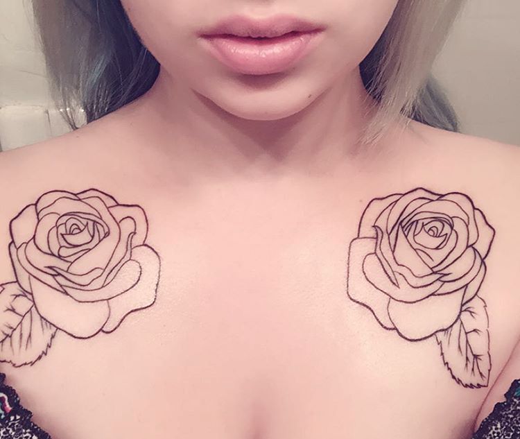 black-rose-flower-collar-bone-tattoo