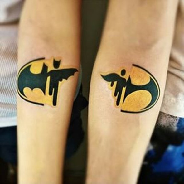 brother-and-sister-batman-tattoos