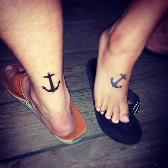 brother-sister-matching-anchor-tattoo