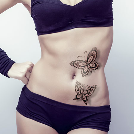 butterfly-lace-tattoo-on-waist