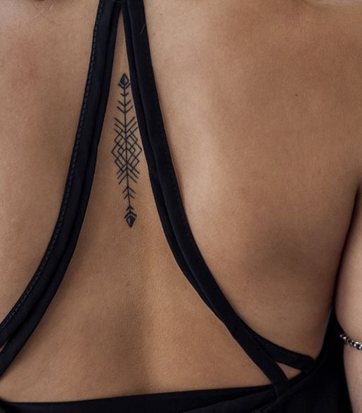double-arrow-back-tattoo