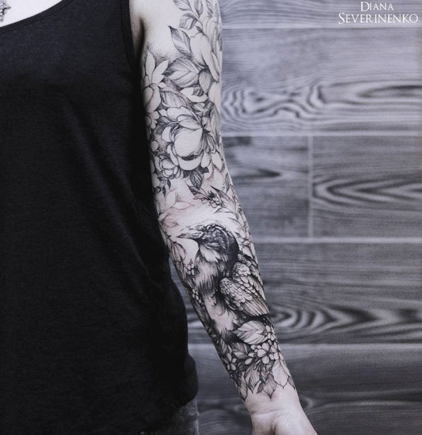 female-sleeve-tattoo