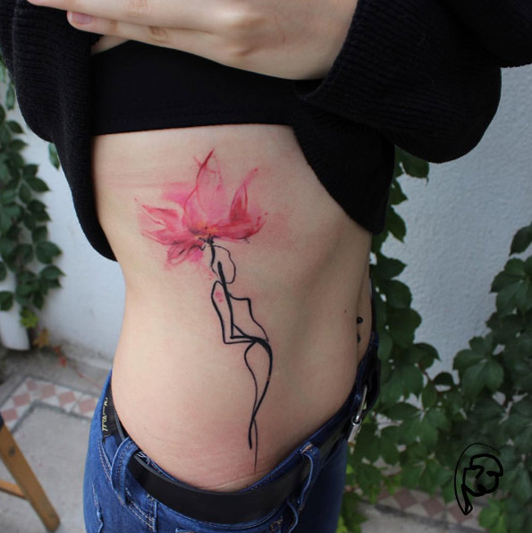 floral-lady-tattoo