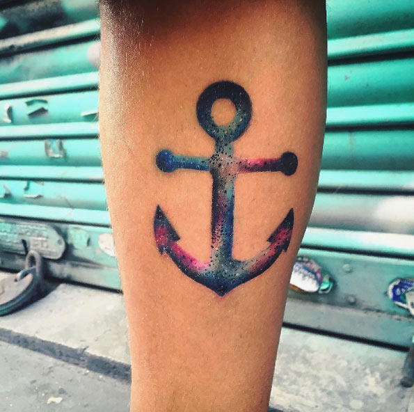 galaxy-space-anchor-tattoo