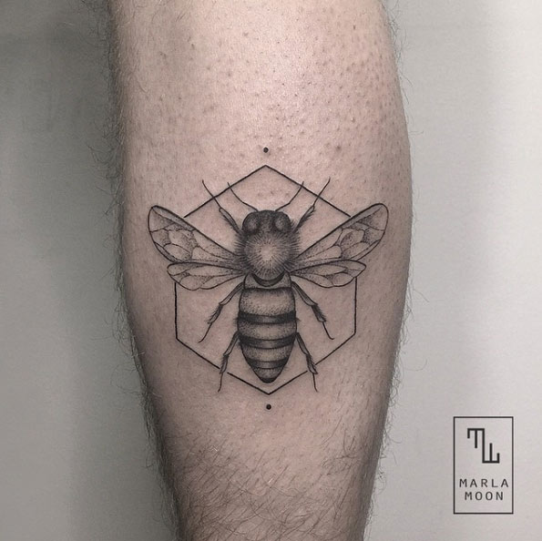 honey-bee-tattoo