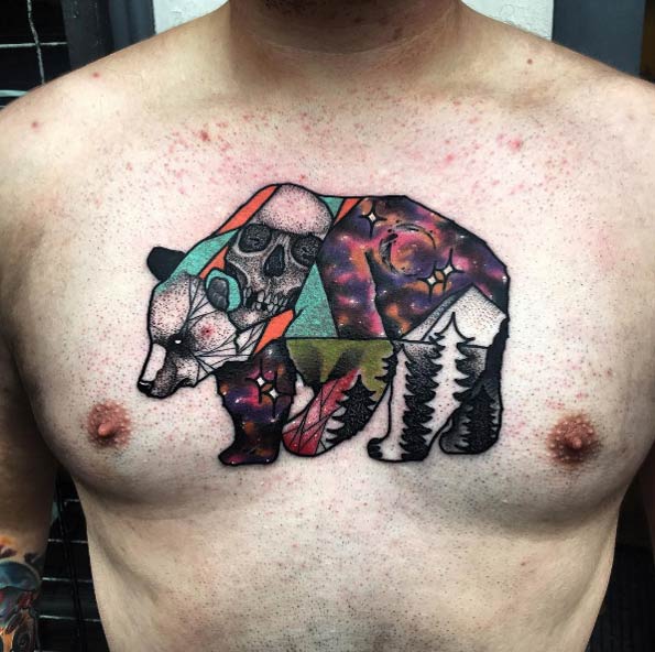 landscape-bear-tattoo