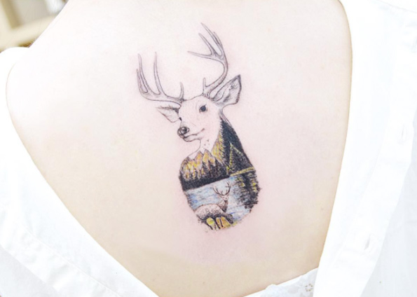 landscape-stag-tattoo