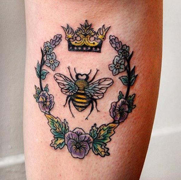 queen-bee-tattoo
