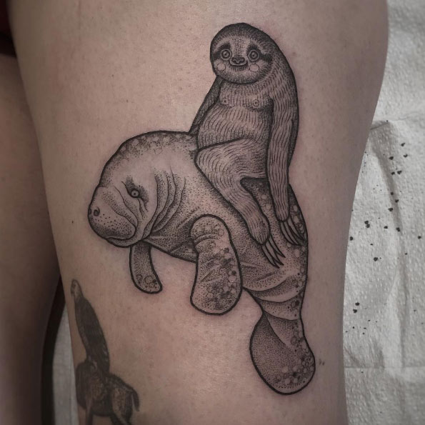 sloth-tattoo