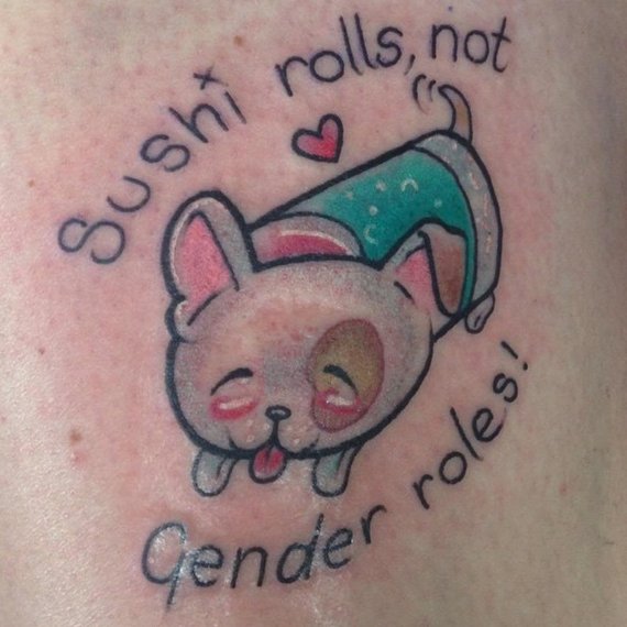 sushi-rolls-not-gender-roles-tattoo