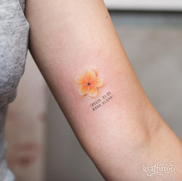 yellow-flower-tattoo