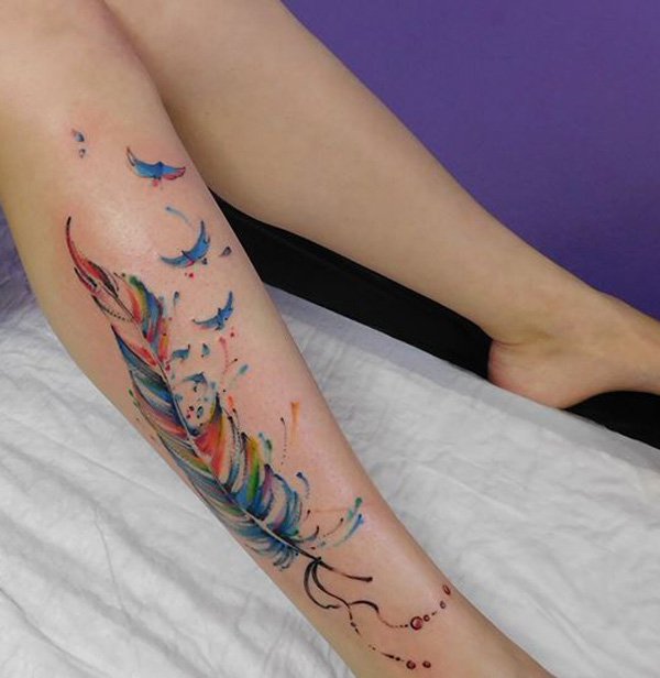watercolor-feather-calf-tattoo-29