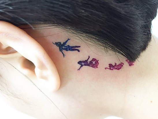 behind-ear-tattoo-peter-pan