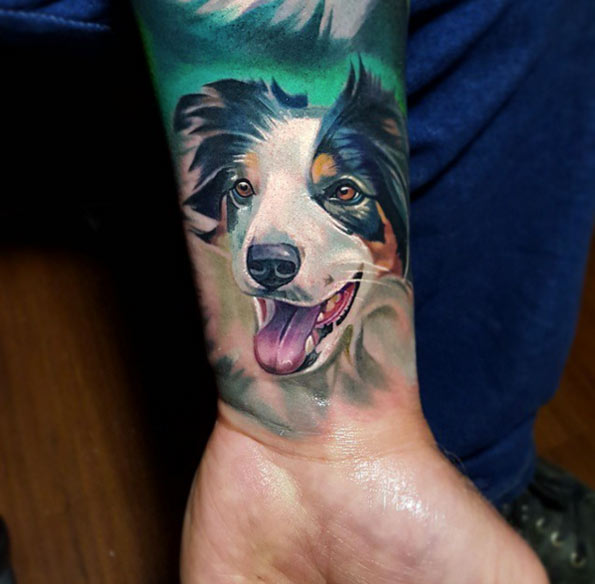 border-collie-tattoo-design