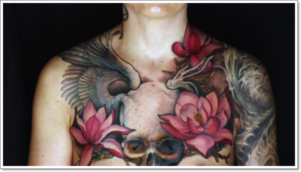 cool-lotus-flower-tattoo