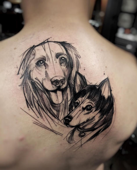 sketch-style-dog-tattoo
