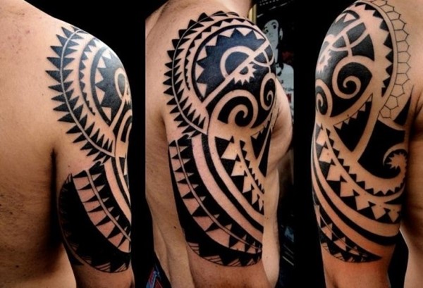 awesome-maori-tattoo-on-right-half-sleeve