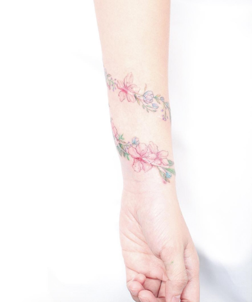 floral-wrist-tattoo